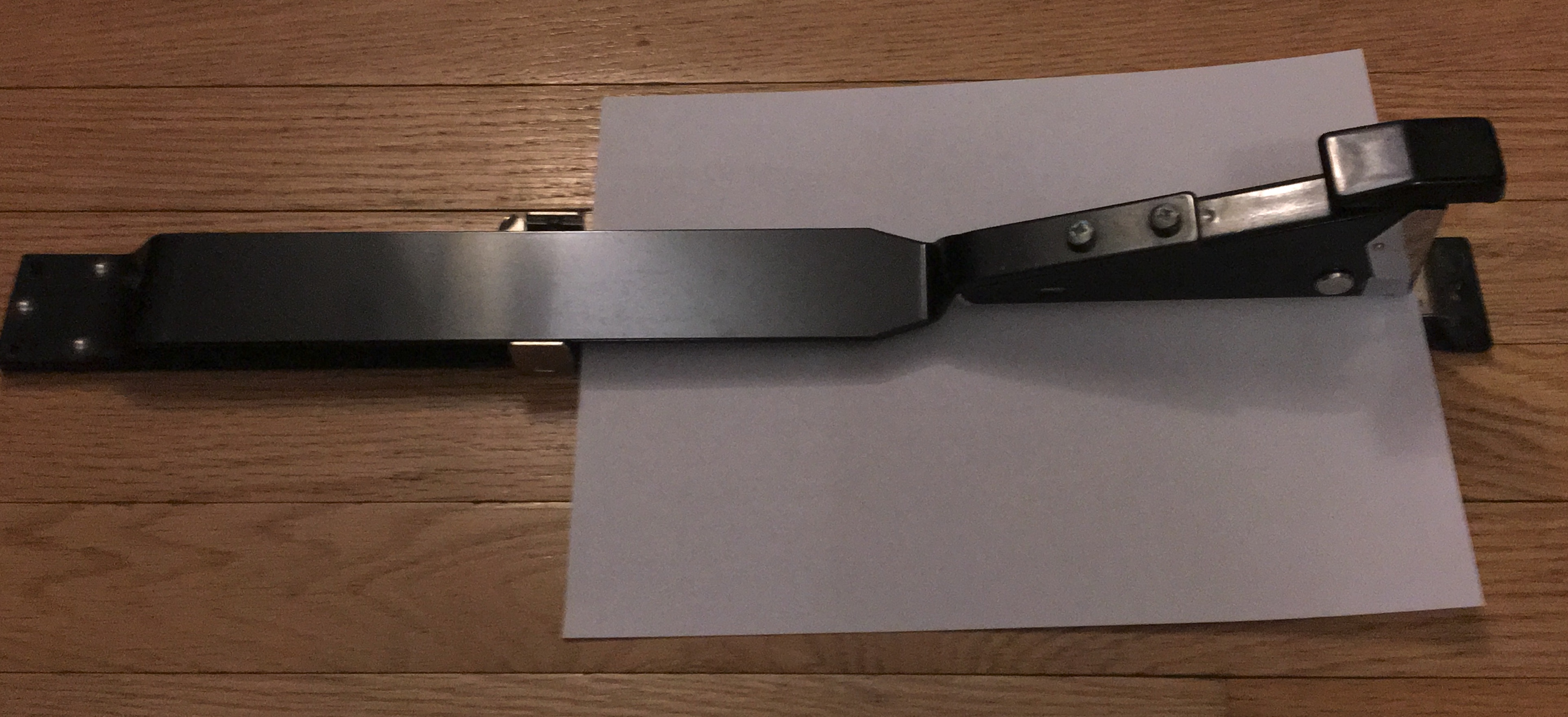 The long arm of the stapler